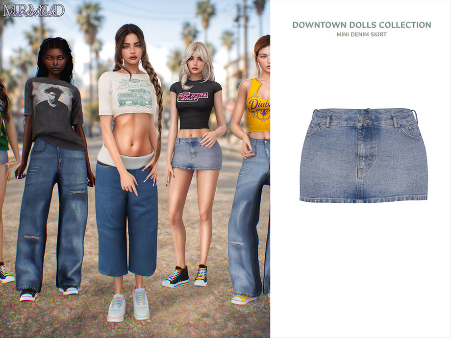 MERMALADE Mini Denim Skirt 1