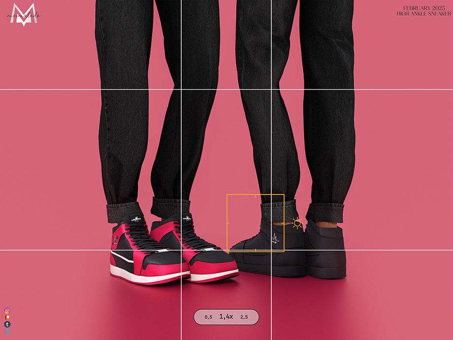 [PATREON] High Ankle Sneaker (Male) 1