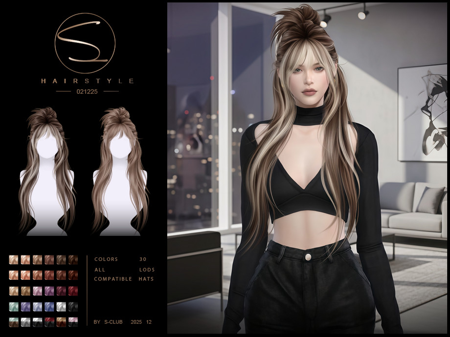 S-CLUB_021225_Retro ponytail hairstyles 1