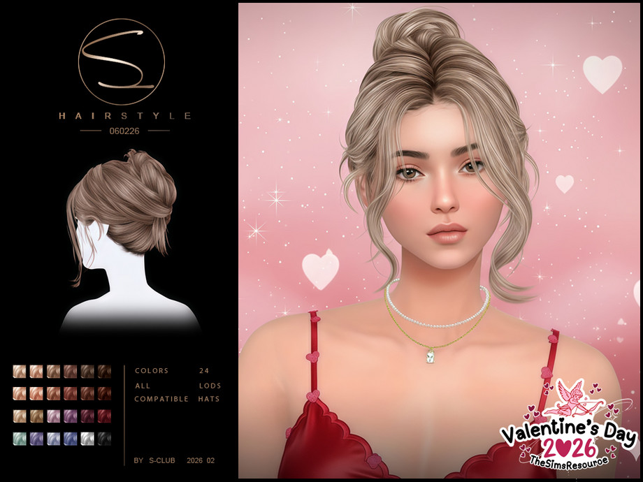 (Valentines Day) sclub_ts4_hair_ 060226 1