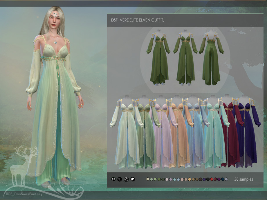 VERDELITE ELVEN OUTFIT 1