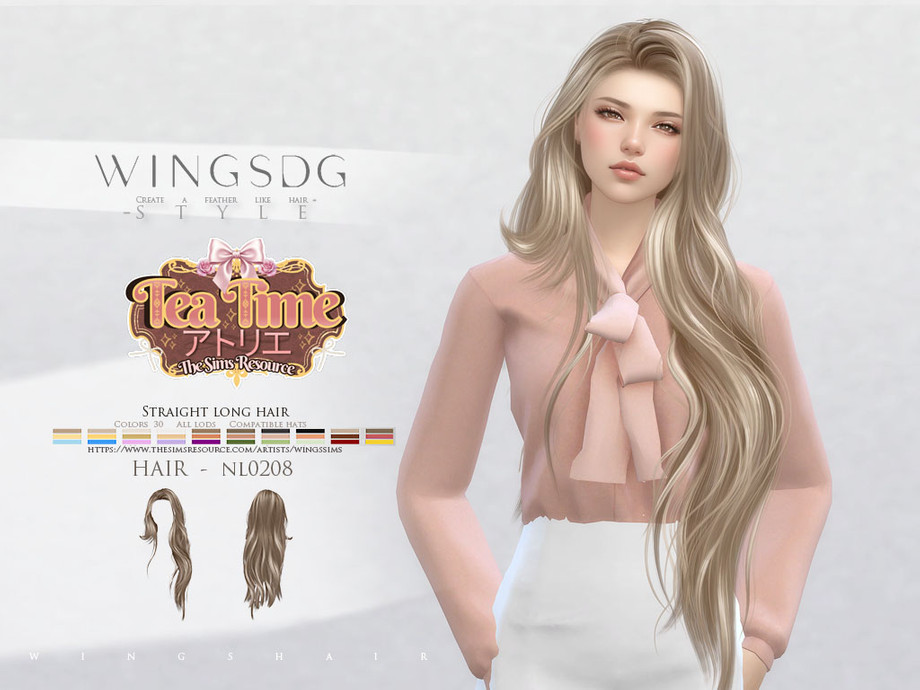 WINGS-NL0208-Straight long hair 1