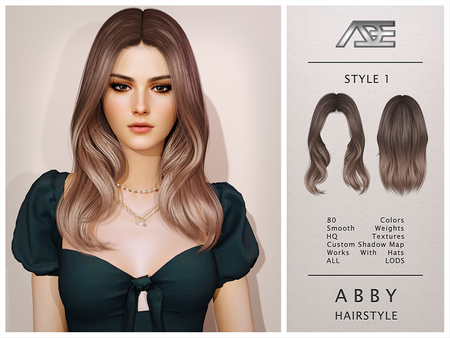 Abby - Style 1 (Hairstyle) 1