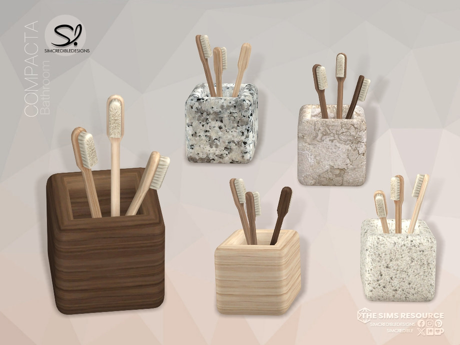 Compacta Bathroom Tooth Brushes 1