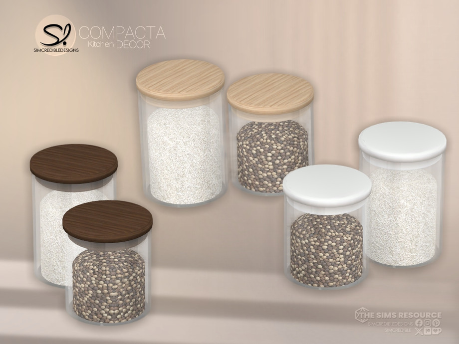 Compacta Kitchen Glass Pantry Jars Small 1