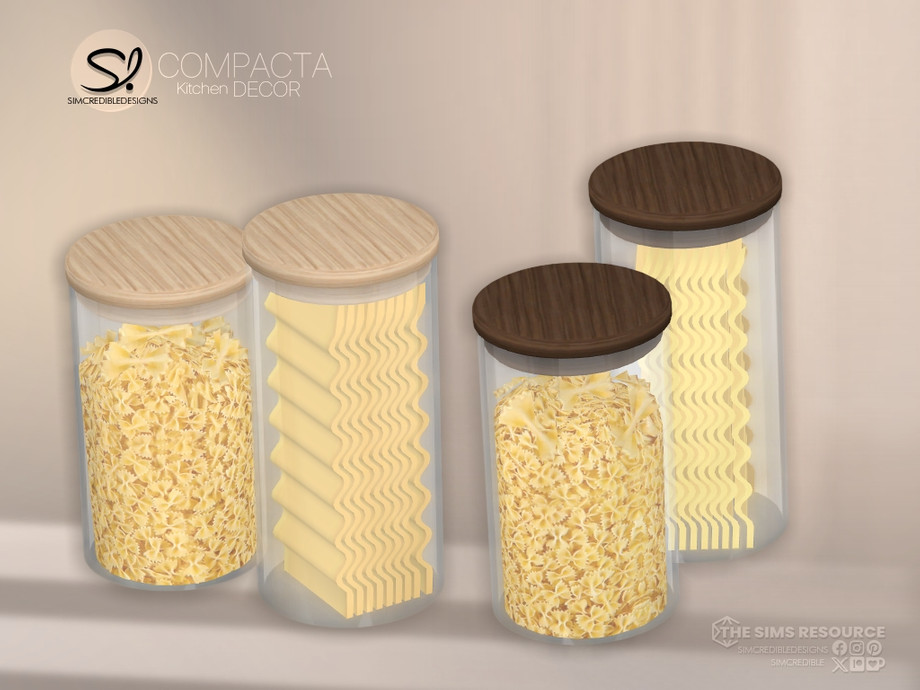 Compacta Kitchen Glass Pantry Jars Tall 1