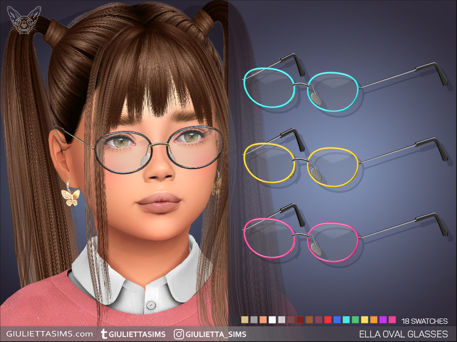 Ella Oval Glasses For Kids 1