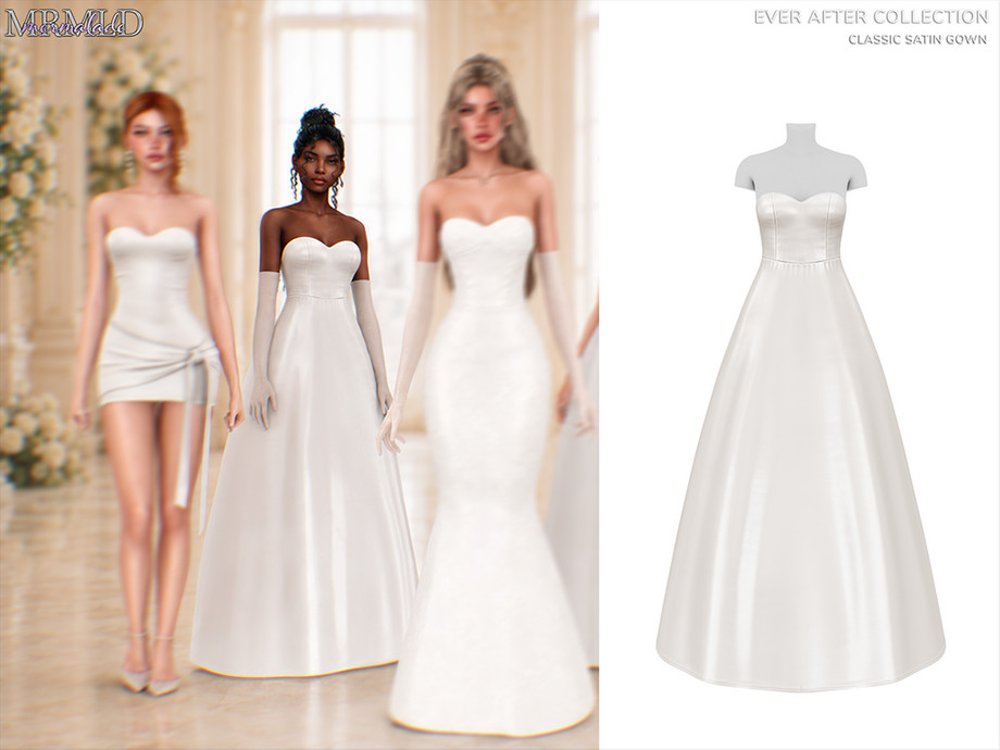 Ever After Classic Satin Gown 1