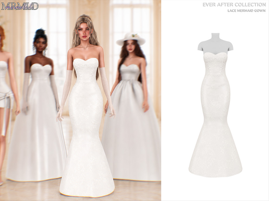 Ever After Lace Mermaid Gown 1