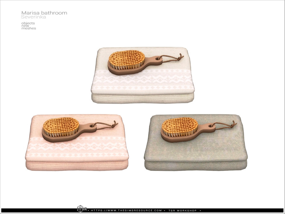 Marisa - towel with body brush 1