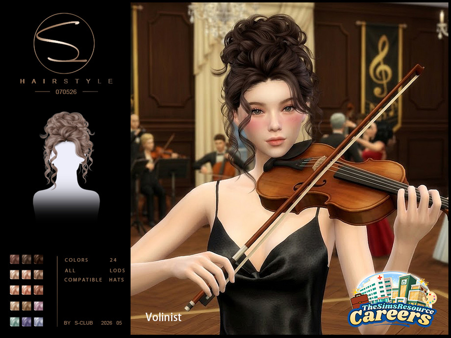 S-CLUB CURLY UPDO HAIRSTYLE-Careers Collection 1