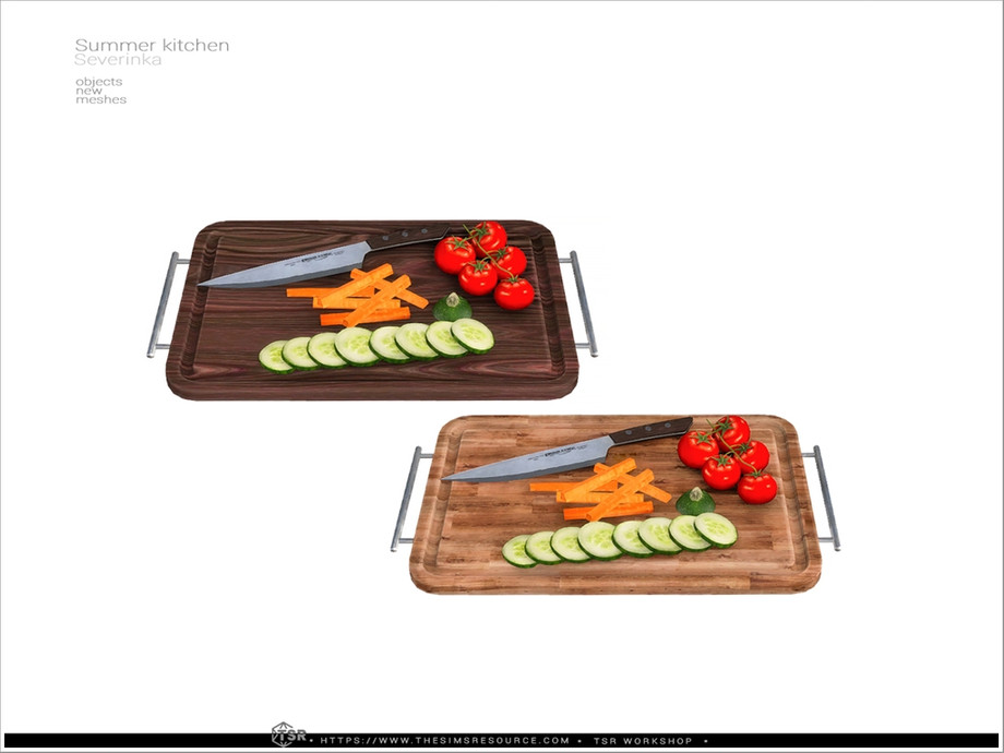 Summer kitchen - cutting board 1